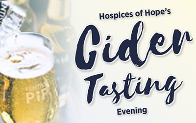 Hospices of Hope’s Cider Tasting Evening – 17th July