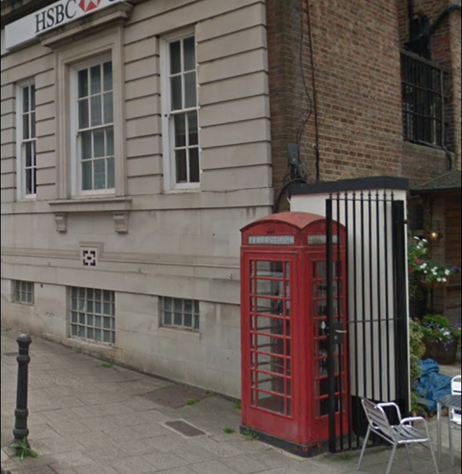 High Street Red Phone Box becomes Defib Cabinet