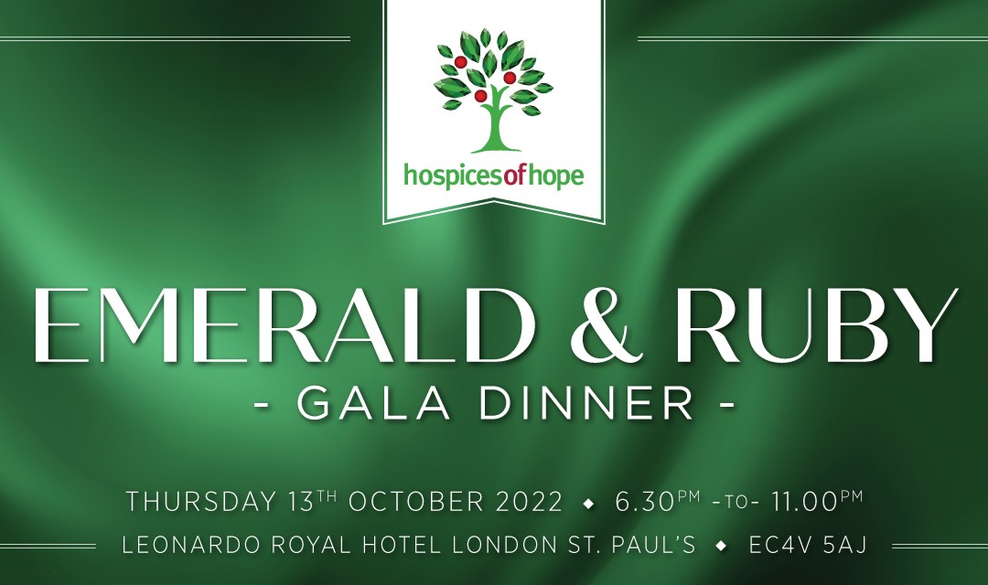 EMERALD & RUBY GALA DINNER – EARLY BIRD TICKET OFFER