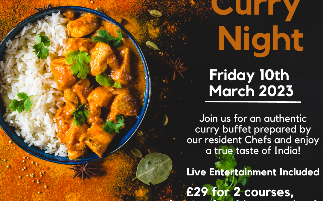 Curry Night at Donnington Manor Hotel