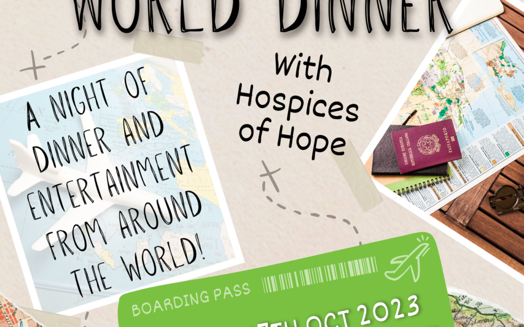 Around the World Dinner – 7th October